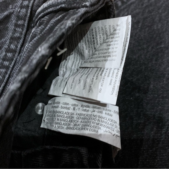 ZARA High Waisted Black Jeans US Size 0 - Picture 9 of 9